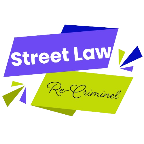 Logo- Street Law, Re Criminel 